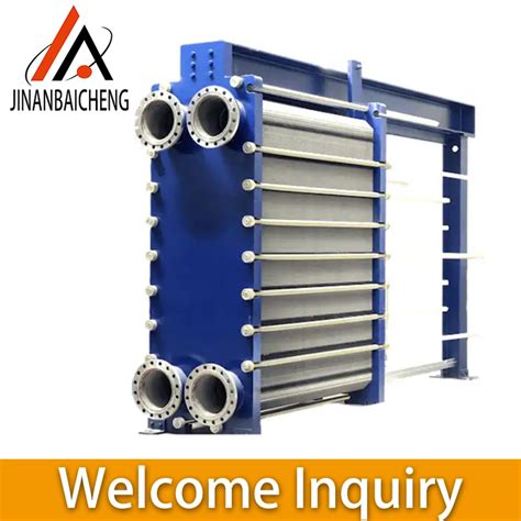 Ji Nanstainless Steel Industrial Plate Heat Exchanger Plate Heat