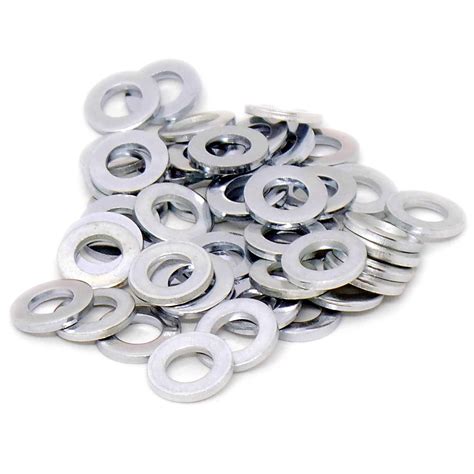 M Mm Flat Washer Form A Steel Pack Of Amazon Co Uk Diy