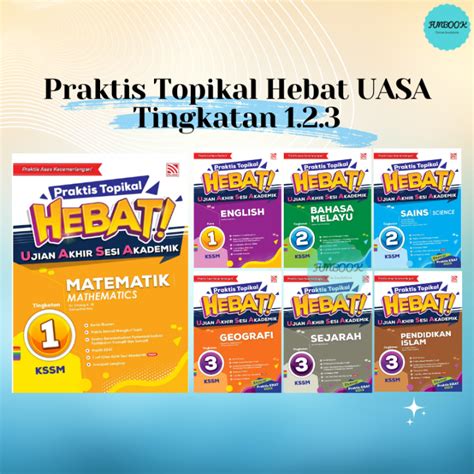 FUNBOOK Praktis Topikal Hebat UASA 2023 Tingkatan 1 2 3 Pelangi