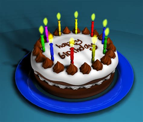 Birthday Cake 3d C4d