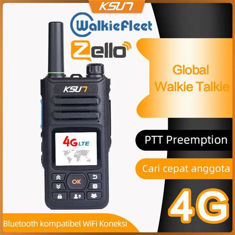 Jual Ksun Poc Ht Zello Global Walkie Talkie Walkiefleet Ht Zl Jarak