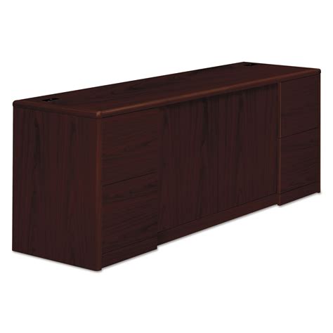 Hon Series Credenza W Doors W X D X H Mahogany