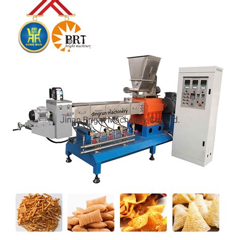 Full Automatic Corn Puffed Stick Snack Food Cheese Ball Breakfast