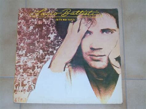 Lucio Battisti Io Tu Noi Tutti Lp Ebay