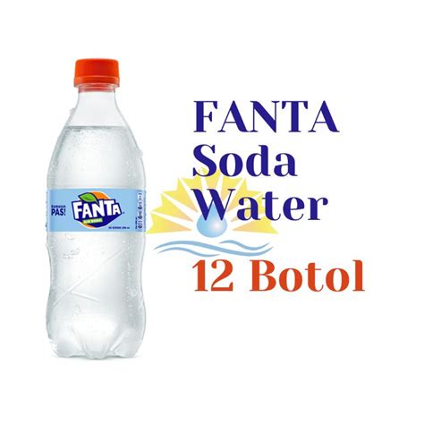 Jual Fanta Air Soda Water 250 Ml Pack 12 Botol Shopee Indonesia