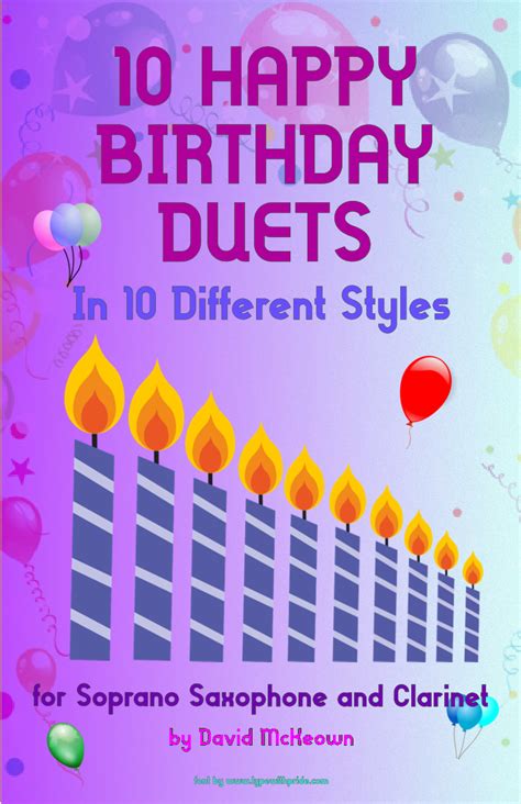 10 Happy Birthday Duets In 10 Different Styles For Soprano