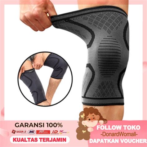 Jual Knee Support Knee Brace Fitness Running Deker Lutut Knee Pad