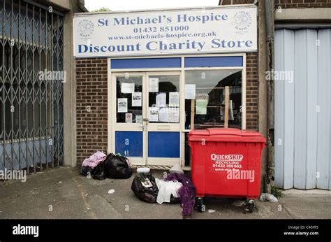 A Charity Shop In The Hereford Cattle Market Stock Photo Royalty Free