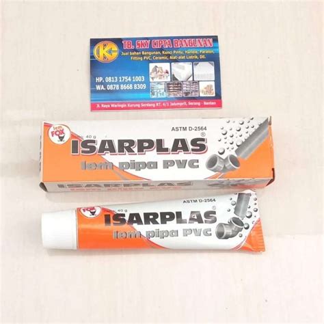 Jual Lem Isarplas Tube 40gr Lem Pipa PVC Isarplas Di Seller MEI LIGHT