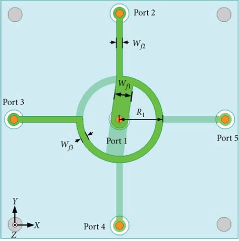 Geometry Of The Proposed Antenna A D View B Top View C Side