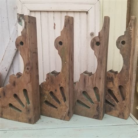 Antique Wood Corbels Etsy