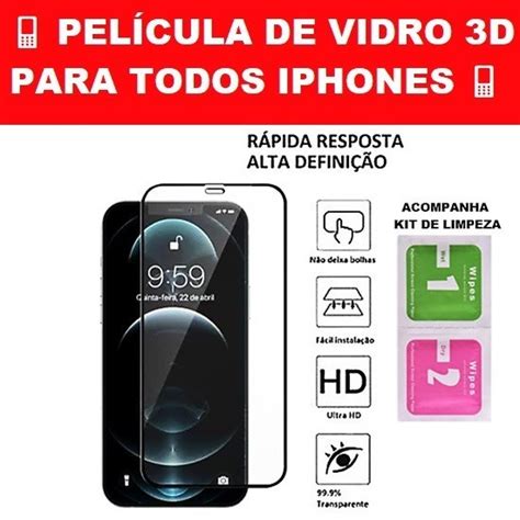 PelÍcula De Privacidade De Vidro 3d 9d Para Todos Iphones Iphone 6 6s 7