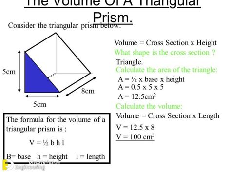 How To Calculate The Volume Of A Prism Engineering Discoveries