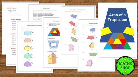 Gcse Revision Area Of A Trapezium Teaching Resources