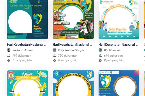 25 Twibbon Hari Kesehatan Nasional 12 November 2021 Lengkap Dengan Cara