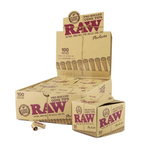 Raw Pre Roll Perfecto Tips 20ct