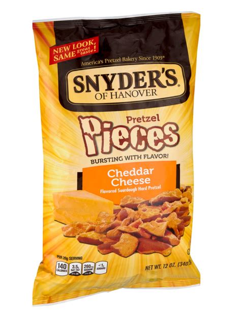 Snyders Pretzel Pieces Cheddar Cheese Reviews In Snacks Chickadvisor