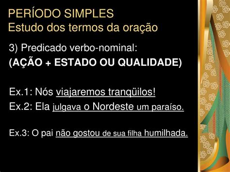 Ppt Per Odo Simples Estudo Dos Termos Da Ora O Powerpoint