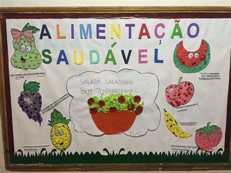 Cartaz Sobre Alimentação Saudavel Educaçao Infantil BRAINCP