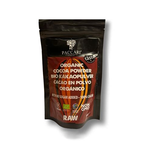 Paccari Organic Cocoa Powder Cocoa Ecuador South Embassy