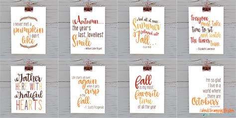 Eight Fall Printable Quotes | i should be mopping the floor