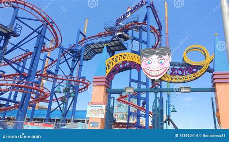 Coney Island luna park editorial stock image. Image of luna - 148920414