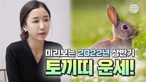 유명한점집띠별운세 미리보는 2022년 상반기 🐇토끼띠 운세 점점tv Youtube