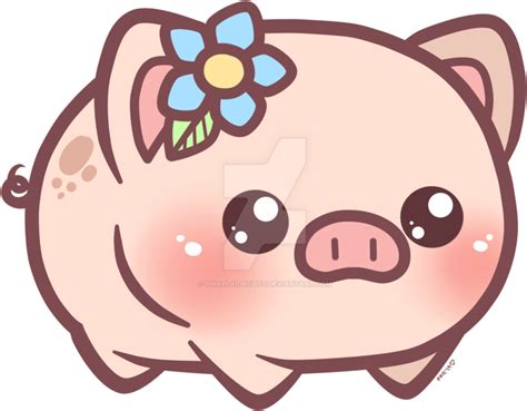 Download Cute Pig Cartoon Wallpaper Cute Baby Pig Drawings Png Image