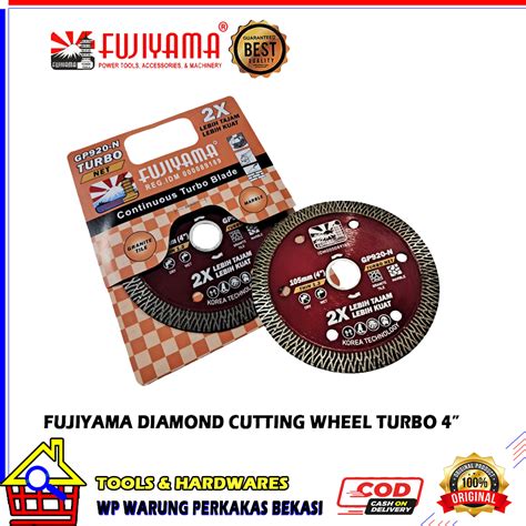 FUJIYAMA 4 Inch Pisau Gerinda Mata Potong Granite Keramik Marble