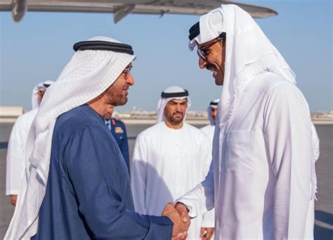 UAE President Sheikh Mohamed Bin Zayed Visits Qatar