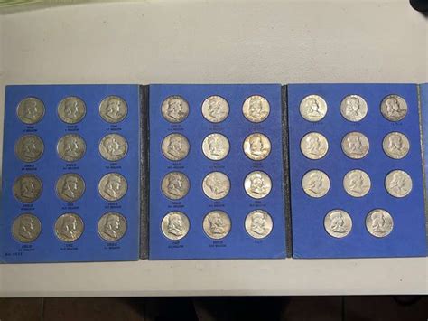 Complete Set 1948 1963D Franklin Half Dollars 35pcs Matthews Auctioneers