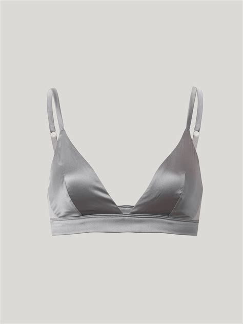 Stretch Silk Triangle Bra