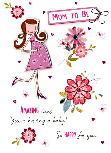 Mum To Be Expecting A Baby Greeting Card | Cards