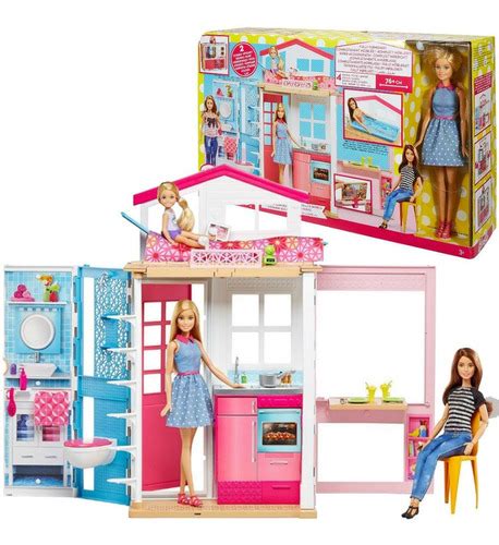 Set De Juego Barbie Casa Glam Pisos Mu Eca Y Accesorios Cuotas Sin