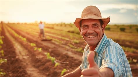 Premium Photo Happy Brazilian Planter Farmers Using Plows To Prepare