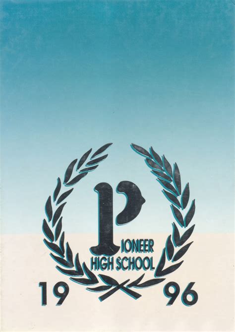 1996 yearbook from Pioneer High School from Royal center, Indiana for sale