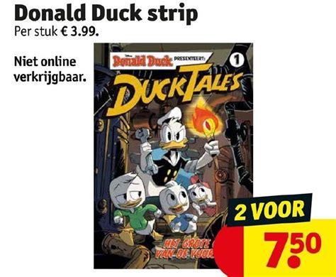 Donald Duck Strip Aanbieding Bij Kruidvat