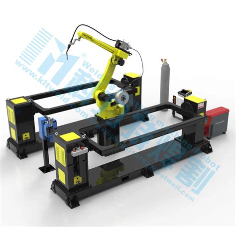 Double Station Welding Robot Workstation Robotic Arm 6 Axis Co2 Mig Mag Tig Welding Robot Buy