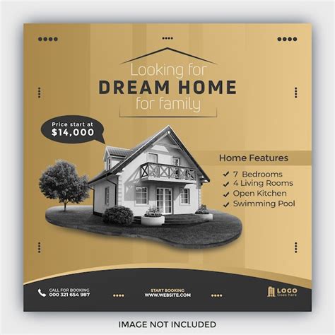 Premium Psd Real Estate House Social Media Post Or Square Banner Template