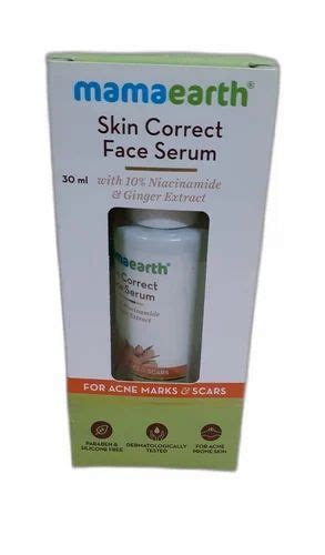 Niacinamide Mamaearth Skin Correct Face Serum Packaging Size 30ml