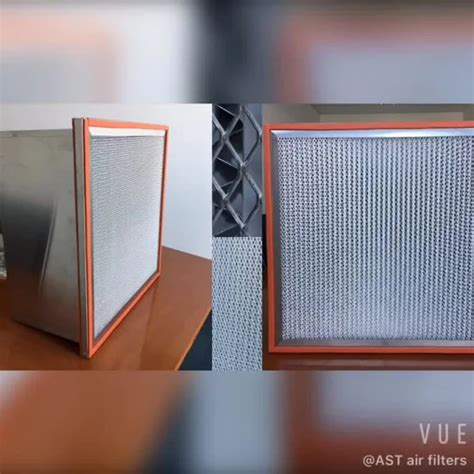 High Temperature Hepa Air Filter H H Ss Frame China Air