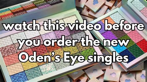 Watch This Video Before You Buy The NEW Oden S Eye Single Shadows