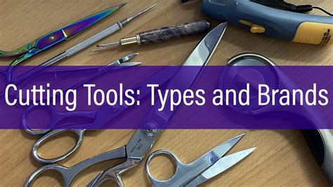 Cutting Tools Types And Brands Youtube