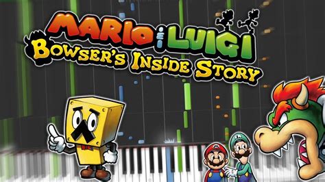 Mario And Luigi Bowser S Inside Story Final Battle 2 Piano Duet Piano Tutorial Synthesia Youtube