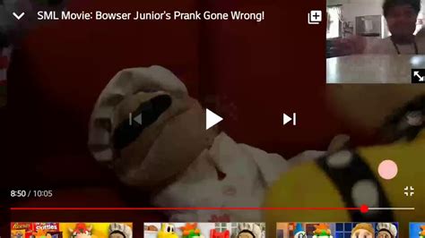 Sml Movie Bowser Junior Prank Goes Wrong Reaction Live Stream Youtube