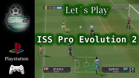 Iss Pro Evolution 2 Ps1 Gameplay México Vs Argentina Youtube