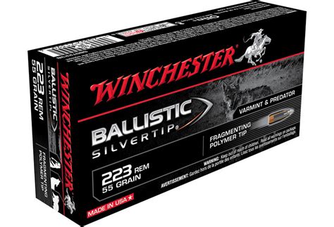 Winchester 223 Rem 55 Gr Ballistic Silvertip 20 Box Sportsman S