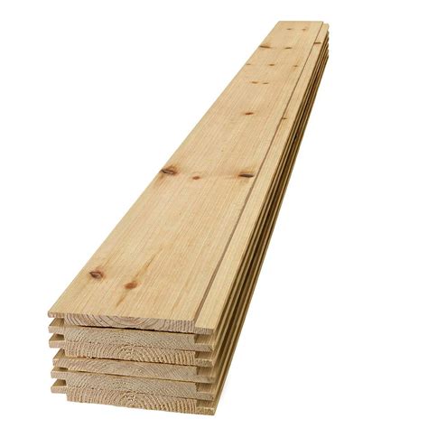 Ufp Edge 1 In X 8 In X 6 Ft Barn Wood Shiplap Pine Board 6 Pack