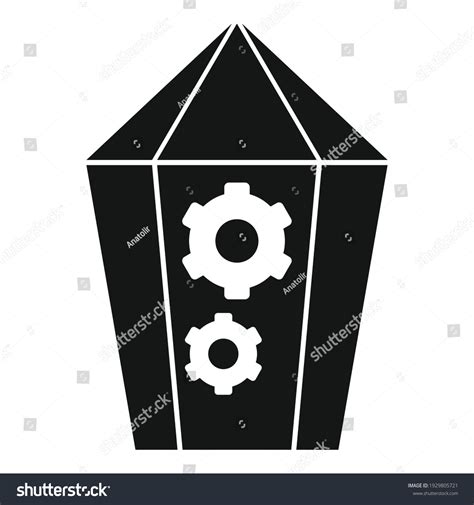 Nano Crystal Icon Simple Illustration Nano Stock Vector Royalty Free