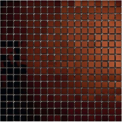 Colibri Copper Glass Mosaic Tile The Habitus Collection